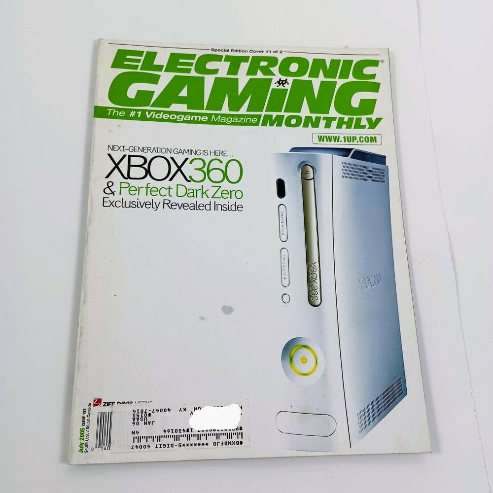Electronic Gaming Monthly Mag XBox 360 Preview 05 Issue 193 *MIN WEAR